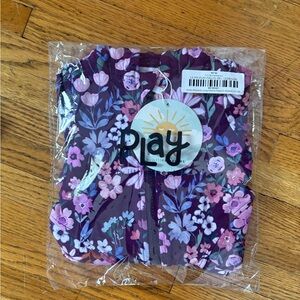 NIB Little sleepies Floral Purple Jacket 6-12m